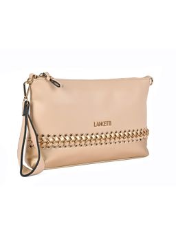 LANCETTI - Chisai Broso Beige Soft One Size Clutch