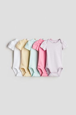H&M - Boys 5-Pack Cotton Bodysuits