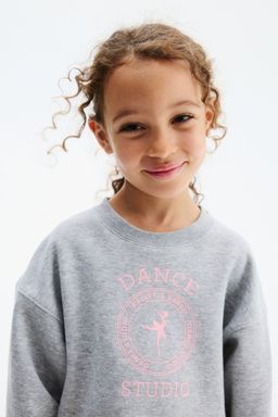 H&M - Girls Grey Sports Sweatshirt