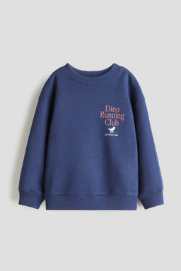 H&M - Boys Blue Printed Sweatshirt