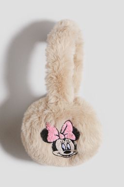 H&M - Girls Beige Motif-Detail Earmuffs