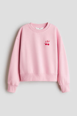 H&M - Girls Multi-Color Embellished Sweatshirt