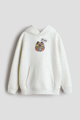 H&M - Boys Grey Printed Hoodie