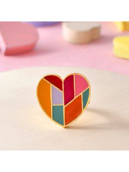 Voylla - Mosaic Heart Ring