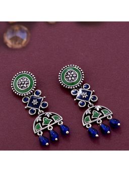 Voylla - Mehrunisha Enamel and Beads Embellished Earrings