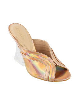 Catwalk - Court Open Back Slider Slip On Gold