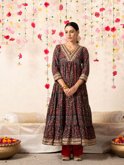 Maison Shefali - Sitara Mughal Baagh Kurta (Set of 2)