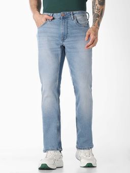 Jack & Jones - Light Blue Clark Regular Fit Jeans