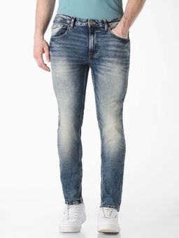 Jack & Jones - Heavily Washed Ben Skinny Fit Jeans