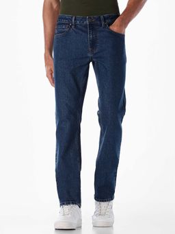Jack & Jones - Dark Blue Clark Regular Fit Jeans