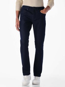 Jack & Jones - Dark Blue Clark Regular Fit Jeans