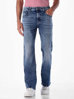 Jack & Jones - Heavily Washed Cliff Bootcut Jeans