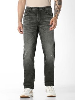 Jack & Jones - Black Heavily Washed Tim Anti Fit Jeans