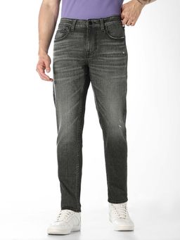 Jack & Jones - Black Cropped Brak Slim Fit Jeans