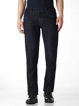 Jack & Jones - Dark Blue Clark Regular Fit Jeans
