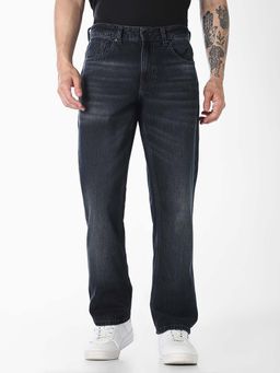 Jack & Jones - Dark Blue 5 Pocket Clark Regular Fit Jeans