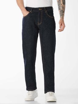 Jack & Jones - Dark Blue 5 Pocket Clark Regular Fit Jeans