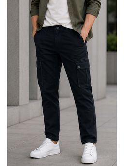 Parcel Yard - Stylish Men's Cargo Jeans With Multiple Pockets And Modern Streetwear