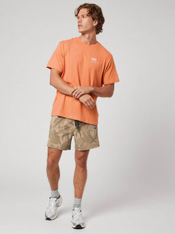 American Eagle - Men Orange Printed Half Sleeves T-Shirt