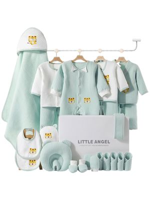 Little Surprise Box 24 pcs Pink Lucky Ted Newborn Baby Girl/Baby Boy Gift Hamper Set-0-6Months main image 0