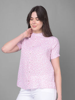 CRIMSOUNE CLUB - Women Pink Printed Top