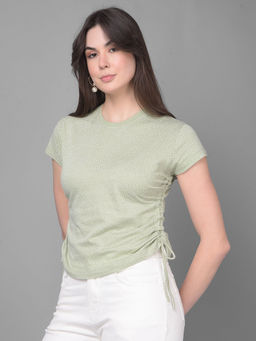CRIMSOUNE CLUB - Women Green Printed Top