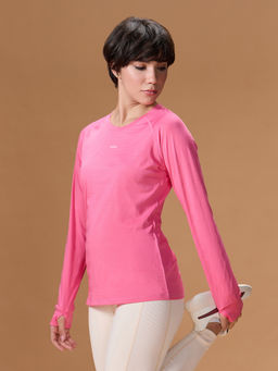 Kica - Regular Fit Basic Full Sleeve Top With A Round Neck