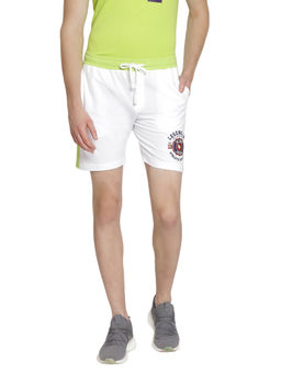 AM SWAN - Premium Cotton Printed Shorts In Green