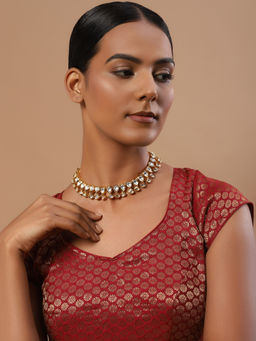 Ruby Raang Studio - Nai Fiza Kundan Drop Choker