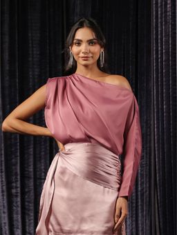 B'Infinite - Blush Drape Top