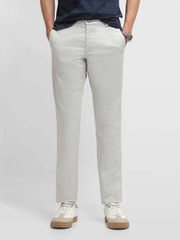 Arrow Sports - Men Grey Cotton Self Design Trouser