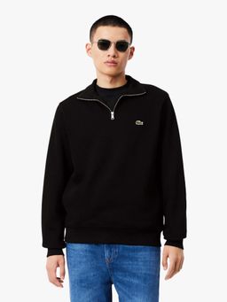 Lacoste - Men Black Cotton Solid Sweatshirt