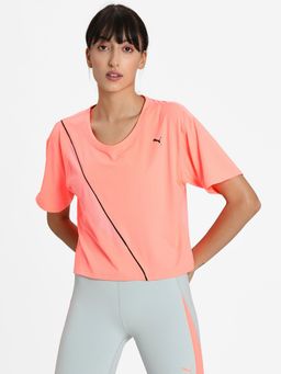 Puma - Pearl Drycell Womens Orange Training T-shirt