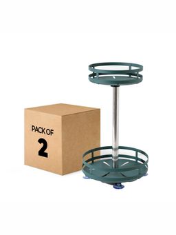 USHA SHRIRAM - Set of 2 Revolving dressing Rack Green