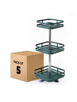 USHA SHRIRAM - Set of 5 Revolving Dressing Rack Green