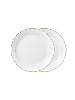 Corelle - Livingware Double Ring Green 26cm Dinner Plate Pack of 2