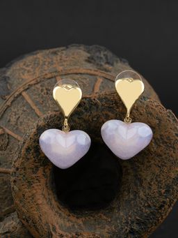 E2O - Gold Plated Beads Crafted Contemporary Drop Earring