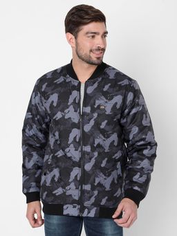 Spykar - Black Cotton Regular Fit Sweatshirt For Men