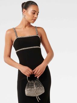 Forever New - Skylah Sparkle Metal Handle Potli Bag