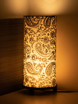 ExclusiveLane - Paisley Heritage Decorative Table Lamp (11.9 Inches, Iron)