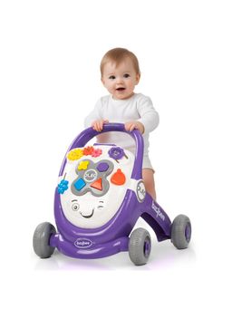 BAYBEE - Purple Oleo Baby Walker for Kids, Baby Push Walker with Music (18-24 Months)