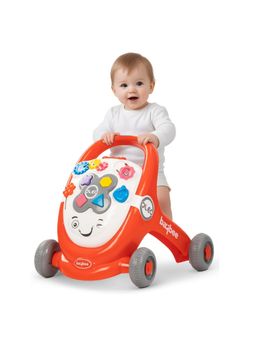 BAYBEE - Red Oleo Baby Walker for Kids, Baby Push Walker with Music (18-24 Months)
