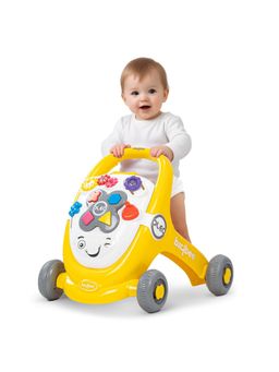 BAYBEE - Yellow Oleo Baby Walker for Kids, Baby Push Walker with Music (18-24 Months)