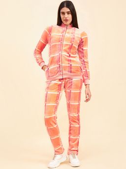 Sweet Dreams - Women Checks Track Suit (Set of 2)