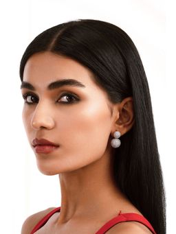 Curio Cottage - Diamante Glitz Sphere Drop Earrings