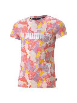 Puma - Ess Bloom Aop Girls Pink T-Shirts