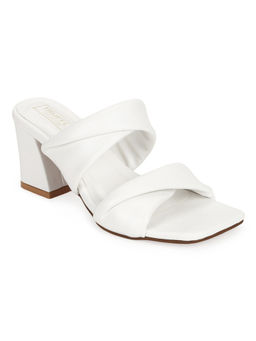 Truffle Collection - White Solid Heels