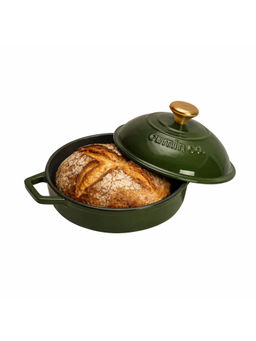 Cumin Co. - Green Cast Iron Bread Tin with Lid