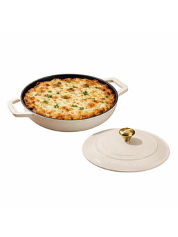 Cumin Co. - White Cast Iron Braiser with Lid
