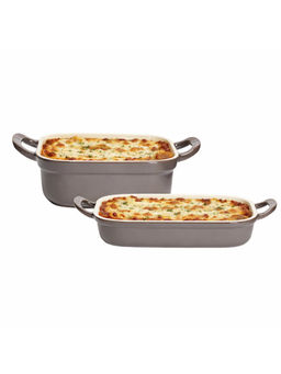 Cumin Co. - Grey Ceramic Baking Trays (Pack of 2)